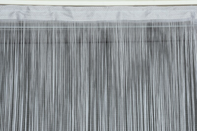 İP ZİNCİR GRİ RENK HAZIR DÜĞMELERİ DİKİLMİŞ İP PERDE EN 180 CM BOY 280 CM - 8