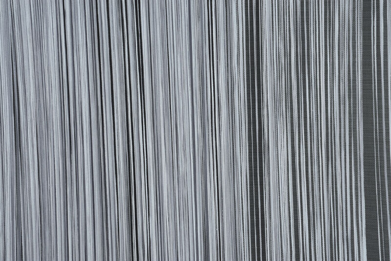 İP ZİNCİR GRİ RENK HAZIR DÜĞMELERİ DİKİLMİŞ İP PERDE EN 180 CM BOY 280 CM - 9