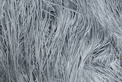 İP ZİNCİR GRİ RENK HAZIR DÜĞMELERİ DİKİLMİŞ İP PERDE EN 180 CM BOY 280 CM - 13