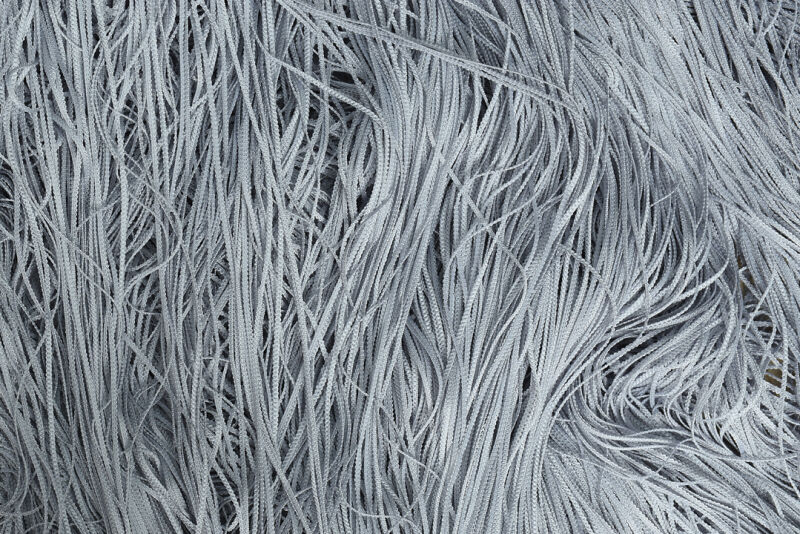 İP ZİNCİR GRİ RENK HAZIR DÜĞMELERİ DİKİLMİŞ İP PERDE EN 180 CM BOY 280 CM - 13