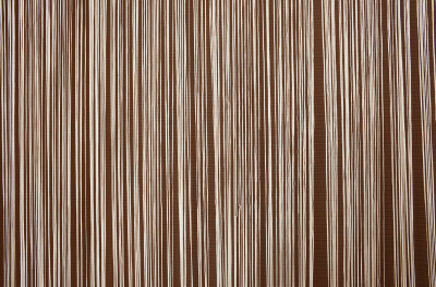 İP ZİNCİR KREM RENK EN 100 CM BOY 280 CM HAZIR DÜĞMELERİ DİKİLMİŞ İP PERDE - 2