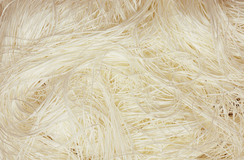 İP ZİNCİR KREM RENK EN 100 CM BOY 280 CM HAZIR DÜĞMELERİ DİKİLMİŞ İP PERDE - 11