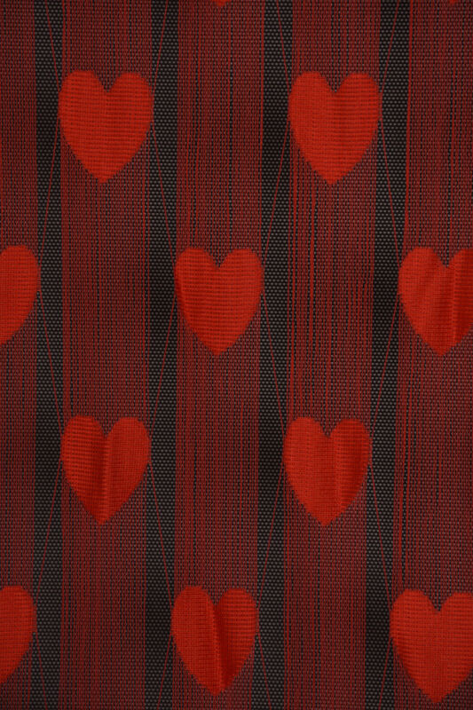 KALPLİ BİRLEŞİK MODEL KIRMIZI RENK İP PERDE HAZIR İP PERDE 300*270 - 3