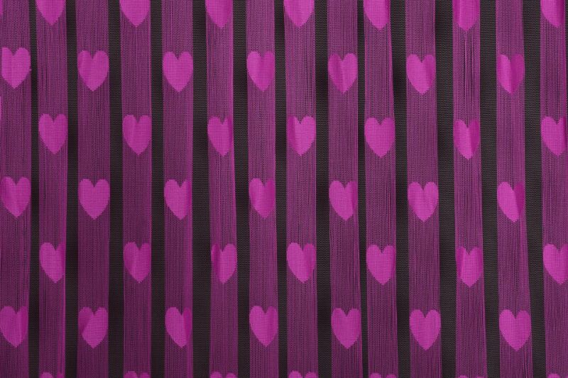 KALPLİ MODEL FUŞYA RENK İP PERDE HAZIR İP PERDE 300*270 - 3