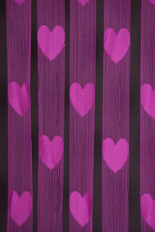 KALPLİ MODEL FUŞYA RENK İP PERDE HAZIR İP PERDE 300*270 - 5