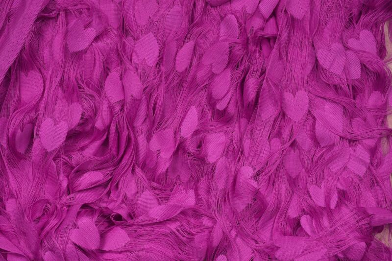 KALPLİ MODEL FUŞYA RENK İP PERDE HAZIR İP PERDE 300*270 - 6