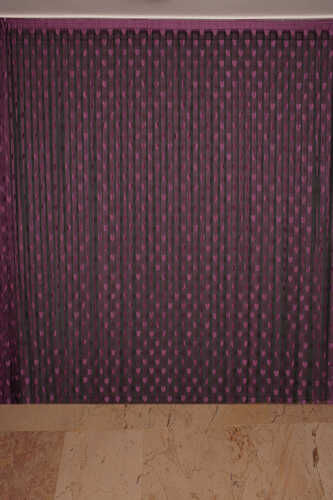 KALPLİ MODEL MOR RENK İP PERDE HAZIR İP PERDE 300*270 - 1