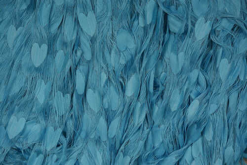 KALPLİ MODEL TURKUAZ RENK İP PERDE HAZIR İP PERDE 300*280 - 6