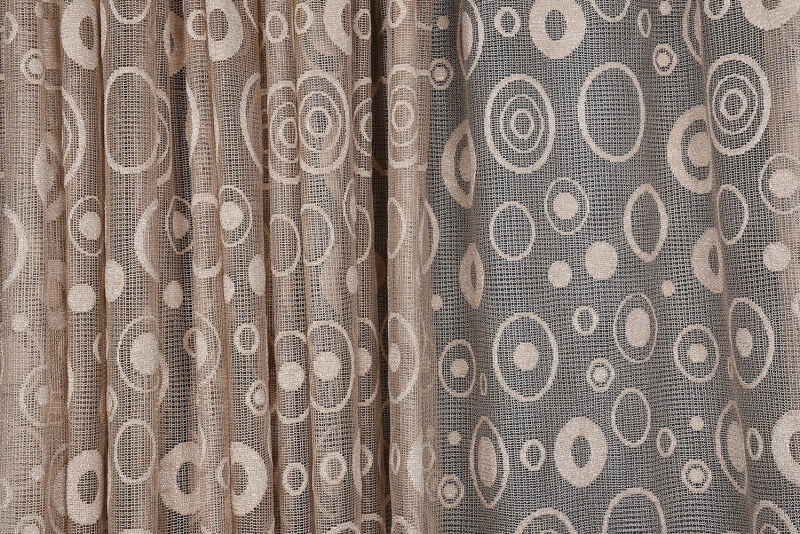 KDK 1080 DESEN VİZON RENK TEK KANAT Hazır dikilmiş Pileli Fon Perde 300*260 cm - 1