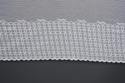 KDK 1380 DESEN KIRIK BEYAZ RENK TEK KANAT Hazır Dikilmiş Pileli Fon Perde 300*260 Cm - 3