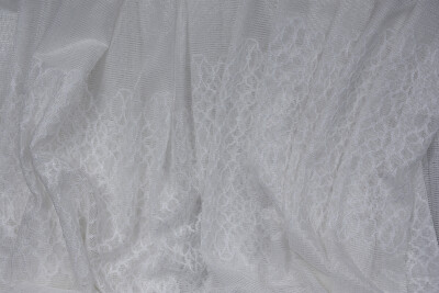 KDK 1420 DESEN KIRIK BEYAZ RENK TEK KANAT Hazır Dikilmiş Pileli Fon Perde 300*260 Cm - 8