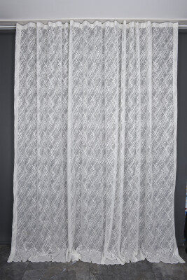 KDK 1520 MODEL KREM RENK PİLESİZ TEK KANAT Fon Perde 150*260 cm - 2
