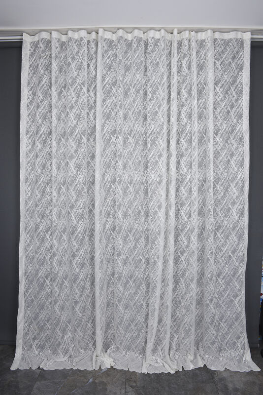 KDK 1520 MODEL KREM RENK PİLESİZ TEK KANAT Fon Perde 150*260 cm - 2