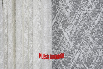 KDK 2010 MODEL KREM RENK PİLESİZ TEK KANAT Fon Perde 200*260 cm - 3