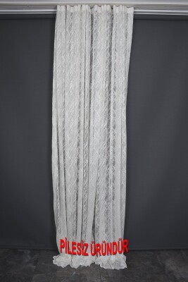 KDK 2010 MODEL KREM RENK PİLESİZ TEK KANAT Fon Perde 200*260 cm - 6