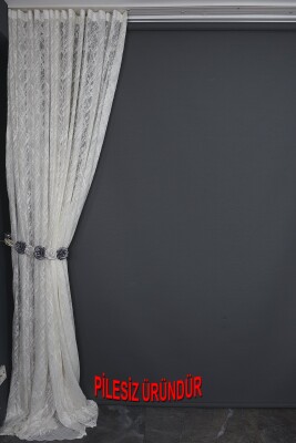 KDK 2010 MODEL KREM RENK PİLESİZ TEK KANAT Fon Perde 200*260 cm - 7