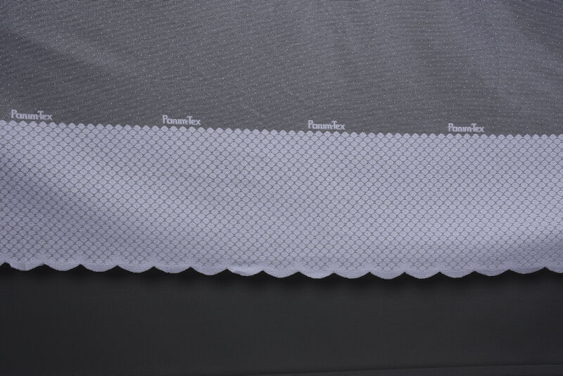 KDK 2020 DESEN BEYAZ RENK TEK KANAT Hazır dikilmiş Pileli Fon Perde 300*260 cm - 7