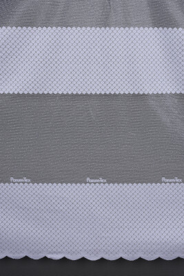 KDK 2020 DESEN BEYAZ RENK TEK KANAT Hazır dikilmiş Pileli Fon Perde 300*260 cm - 8