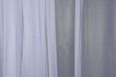 KDK 2120 DESEN BEYAZ RENK TEK KANAT Hazır dikilmiş Pileli Fon Perde 300*260 cm - 2