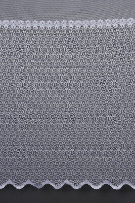 KDK 2120 DESEN BEYAZ RENK TEK KANAT Hazır dikilmiş Pileli Fon Perde 300*260 cm - 6