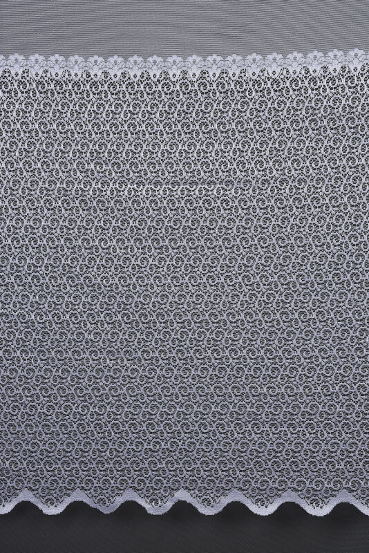 KDK 2120 DESEN BEYAZ RENK TEK KANAT Hazır dikilmiş Pileli Fon Perde 300*260 cm - 6