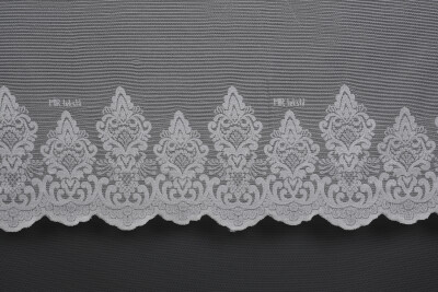 KDK 2680 DESEN KREM RENK TEK KANAT Hazır dikilmiş Pileli Fon Perde 300*260 cm - 4