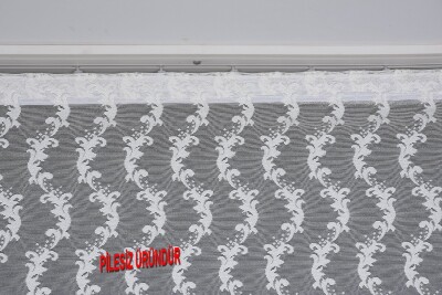 KDK 6010 MODEL KREM RENK PİLESİZ TEK KANAT Fon Perde 300*260 cm - 2