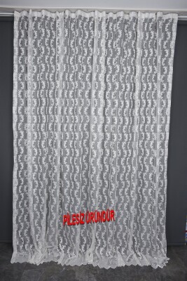 KDK 6010 MODEL KREM RENK PİLESİZ TEK KANAT Fon Perde 300*260 cm - 5