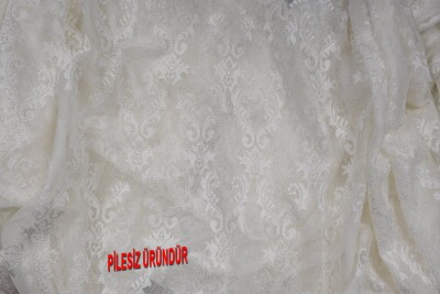 KDK 6020 MODEL KREM RENK PİLESİZ TEK KANAT Fon Perde 300*260 cm - 7