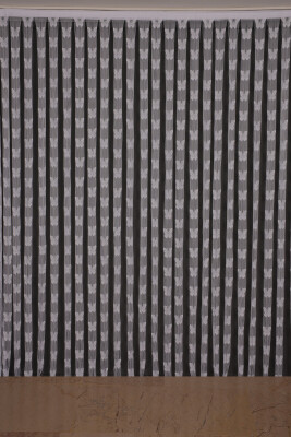 KELEBEK MODEL KIRIK BEYAZ RENK İP PERDE HAZIR DÜĞMELERİ DİKİLMİŞ İP PERDE 300*270 cm - 1