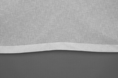 KETEN 1525 MODEL BEYAZ RENK TEK KANAT Hazır dikilmiş Pileli Fon Perde 300*260 cm - 7