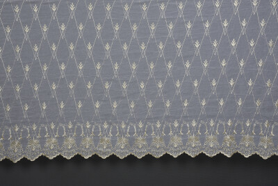 KREŞ 1 KREM RENK Hazır dikilmiş Pileli Fon Perde 300*260 cm - 4