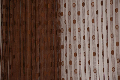 KÜÇÜK PUANLI MODEL ACI KAHVE RENK HAZIR İP PERDE 300*270 cm - 4