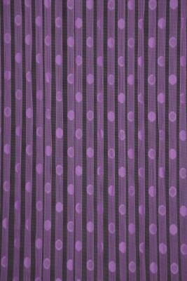 KÜÇÜK PUANLI MODEL FUŞYA RENK İP PERDE HAZIR DÜĞMELERİ DİKİLMİŞ İP PERDE 300*280 cm - 5