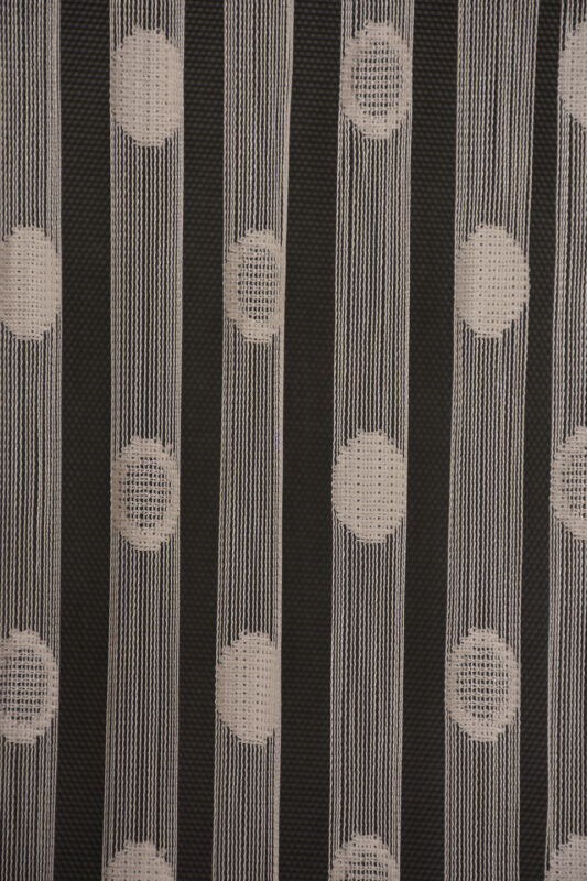 KÜÇÜK PUANLI MODEL KREM RENK HAZIR DİKİLMİŞ İP PERDE 180*280 cm - 5