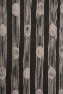 KÜÇÜK PUANLI MODEL KREM RENK HAZIR DİKİLMİŞ İP PERDE 180*280 cm - 5