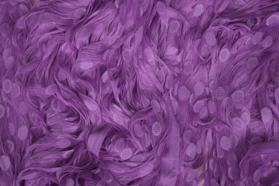 KÜÇÜK PUANLI MODEL MOR RENK HAZIR İP PERDE 300*270 cm - 5