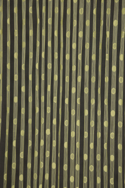 KÜÇÜK PUANLI MODEL YEŞİL RENK HAZIR İP PERDE 300*270 cm - 1