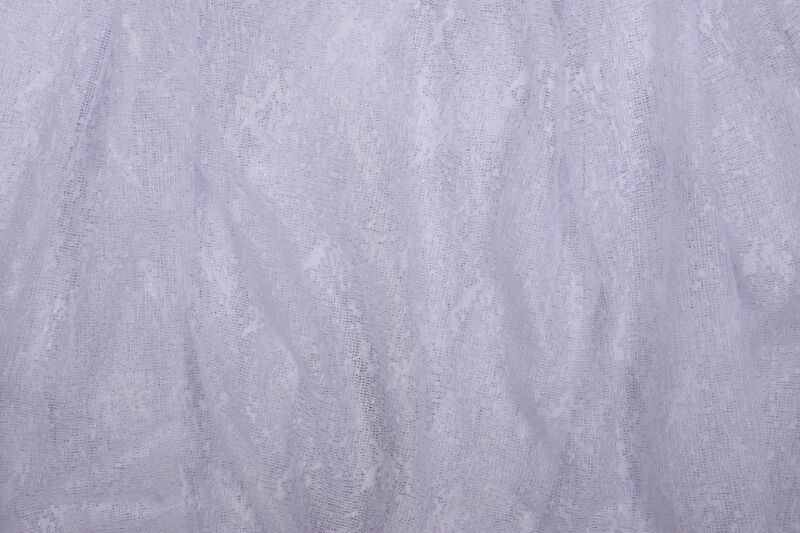 KUŞ MODEL BEYAZ RENK TEK KANAT Dikilmiş Pileli Fon Perde 300*260 Cm - 4