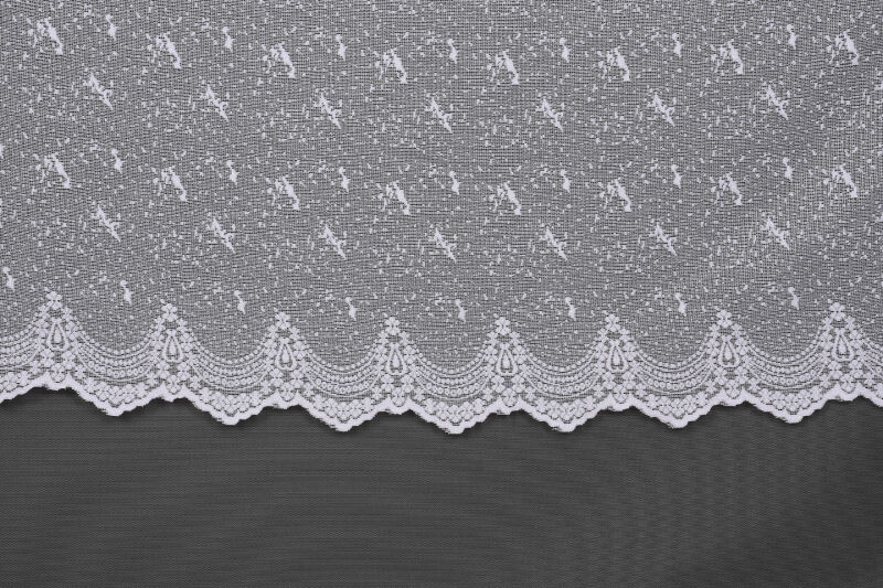 KUŞ MODEL BEYAZ RENK TEK KANAT Dikilmiş Pileli Fon Perde 300*260 Cm - 2