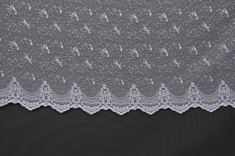 KUŞ MODEL KIRIK BEYAZ RENK TEK KANAT Dikilmiş Pileli Fon Perde 300*260 Cm - 3