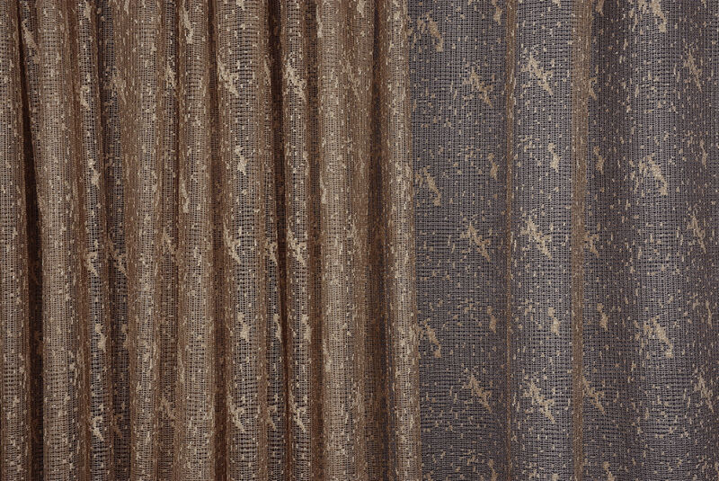 KUŞ MODEL KOYU VİZON RENK TEK KANAT Hazır dikilmiş Pileli Fon Perde 300*260 cm - 4