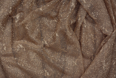 KUŞ MODEL KOYU VİZON RENK TEK KANAT Hazır dikilmiş Pileli Fon Perde 300*260 cm - 8