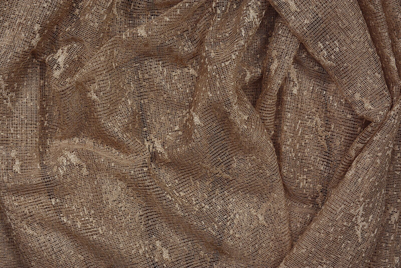 KUŞ MODEL KOYU VİZON RENK TEK KANAT Hazır dikilmiş Pileli Fon Perde 300*260 cm - 8