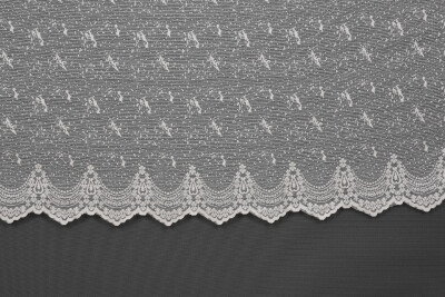 KUŞ MODEL KREM RENK TEK KANAT Dikilmiş Pileli Fon Perde 300*260 Cm - 3
