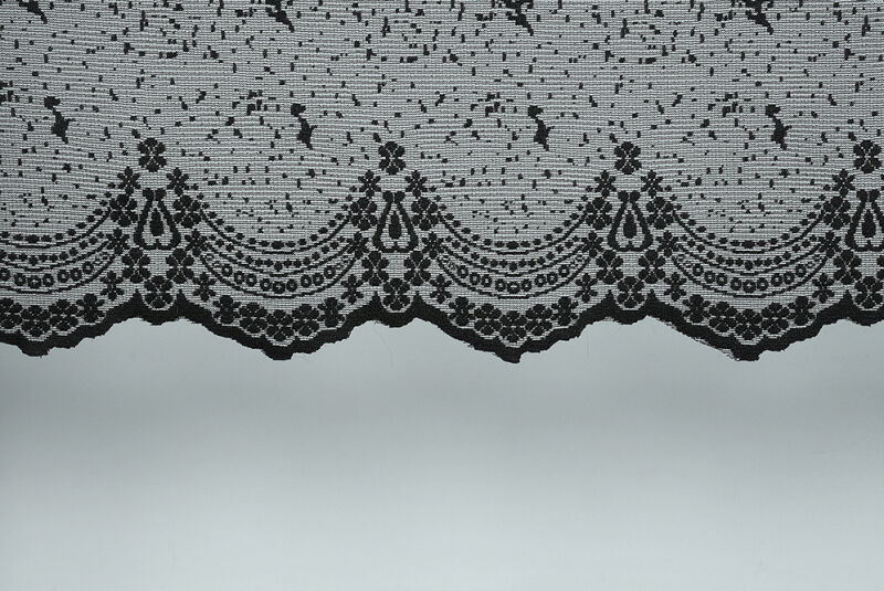 KUŞ MODEL SİYAH RENK TEK KANAT Hazır dikilmiş Pileli Fon Perde 300*260 cm - 3