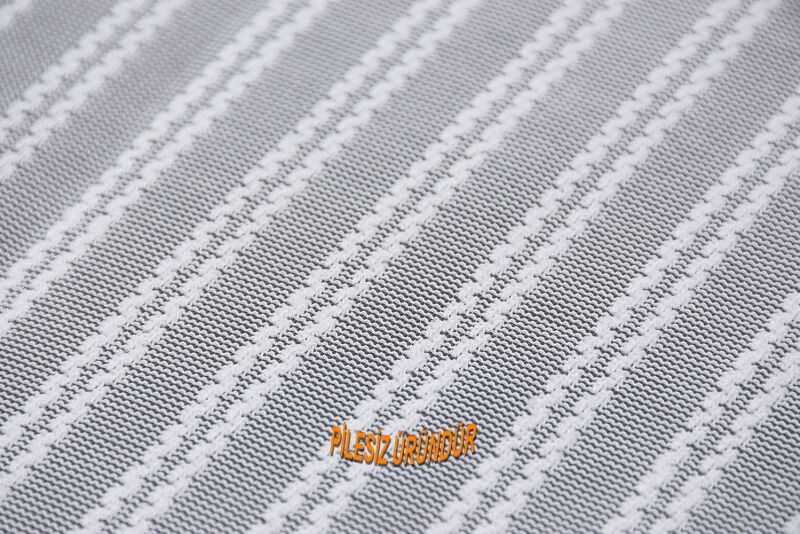 MAKARNA KDK MODEL KREM RENK PİLESİZ TEK KANAT Fon Perde 300*260 cm - 4