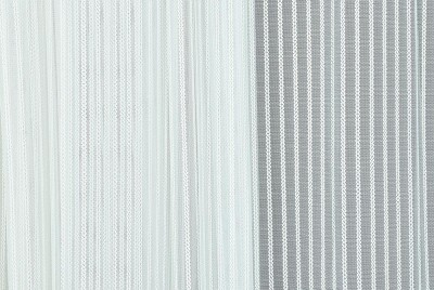 MAKARNA MODEL ALTIN SİMLİ KIRIK BEYAZ RENK HAZIR DİKİLMİŞ PİLELİ TÜL PERDE 300*260 - 4
