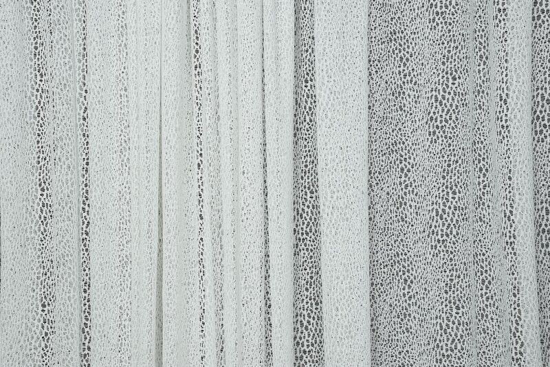 MİKRO MODEL KIRIK BEYAZ RENK TEK KANAT Hazır dikilmiş Pileli Fon Perde 300*260 cm - 2