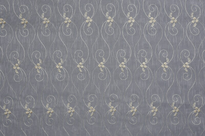 NAKIŞ 10 MODEL KREM RENK TEK KANAT Hazır dikilmiş Pileli Fon Perde 300*260 cm - 3